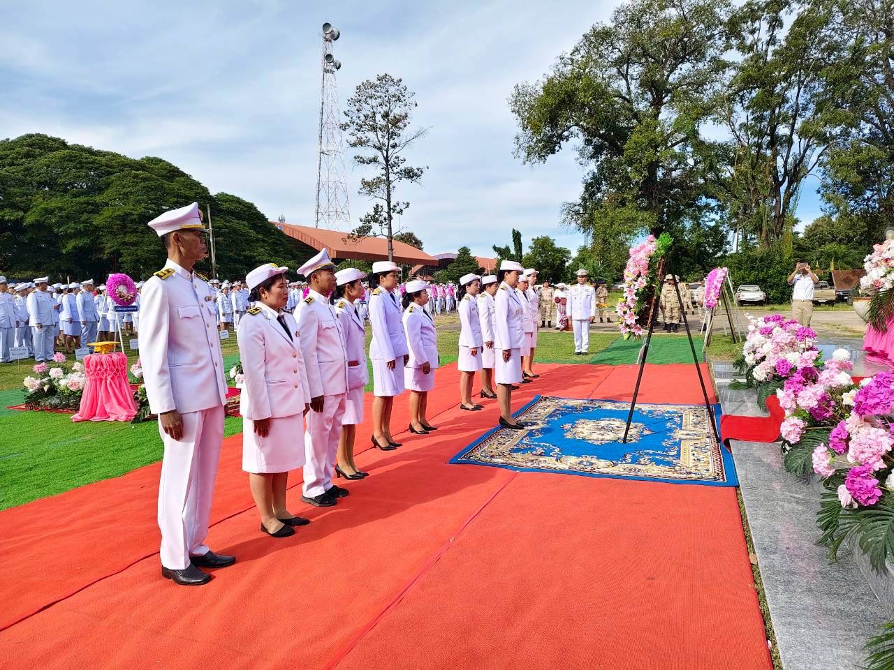 ร่วมพิธีวางพวงมาลาและถวายราชสดุดี เนื่องในโอกาสวันปิยมหาราช