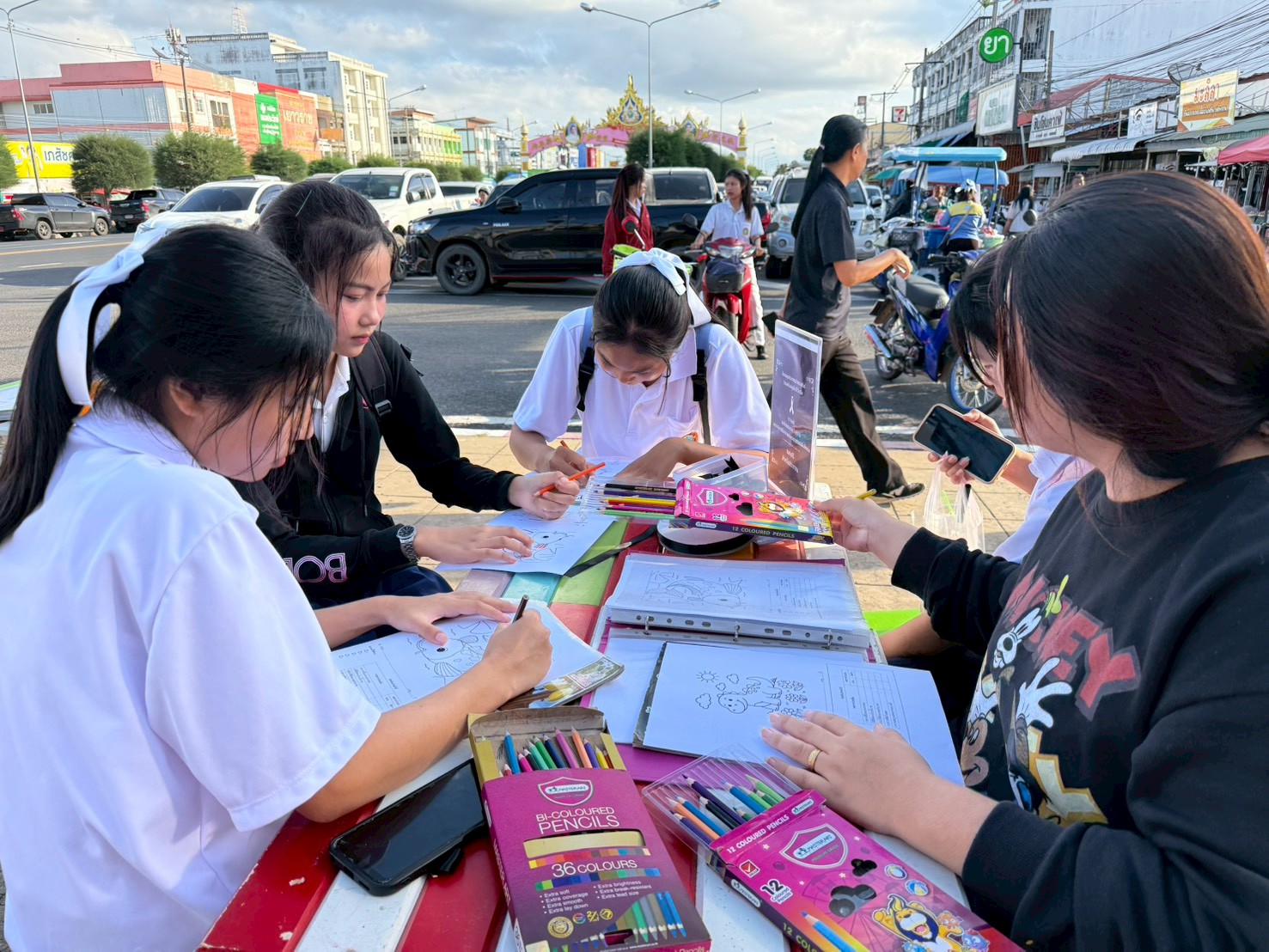 ห้องสมุดเคลื่อนที่สำหรับชาวตลาด