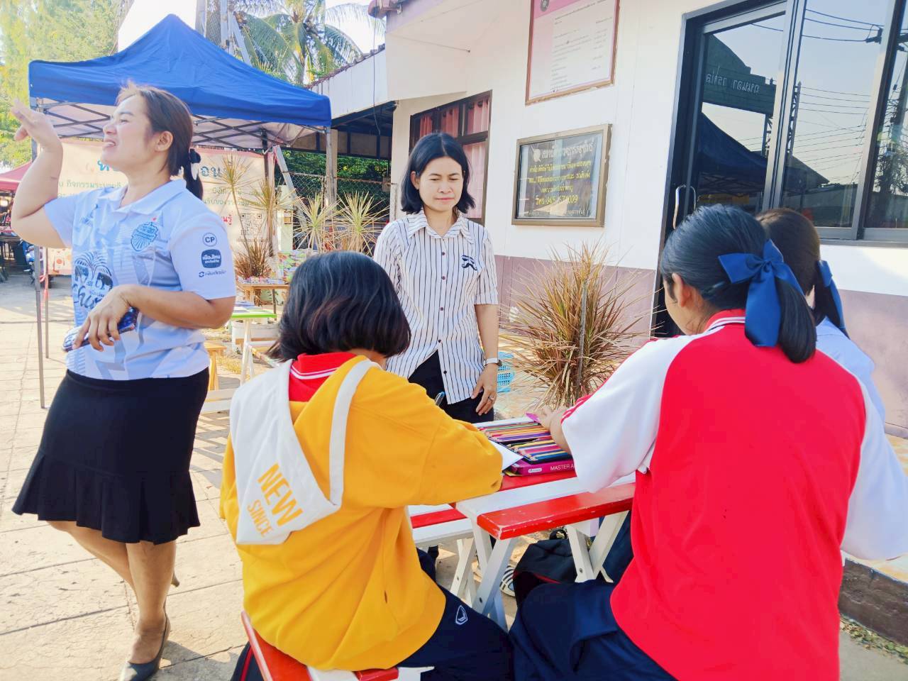 ห้องสมุดเคลื่อนที่สำหรับชาวตลาด