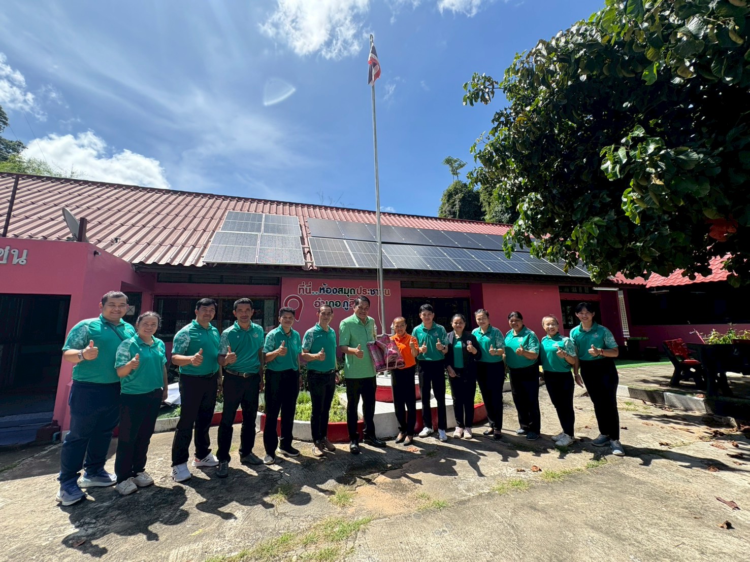 รับคณะศึกษาดูงานจากศูนย์ส่งเสริมการเรียนรู้ระดับอำเภอค้อวัง ตำบลค้อวัง อำเภอค้อวัง จังหวัดยโสธรร